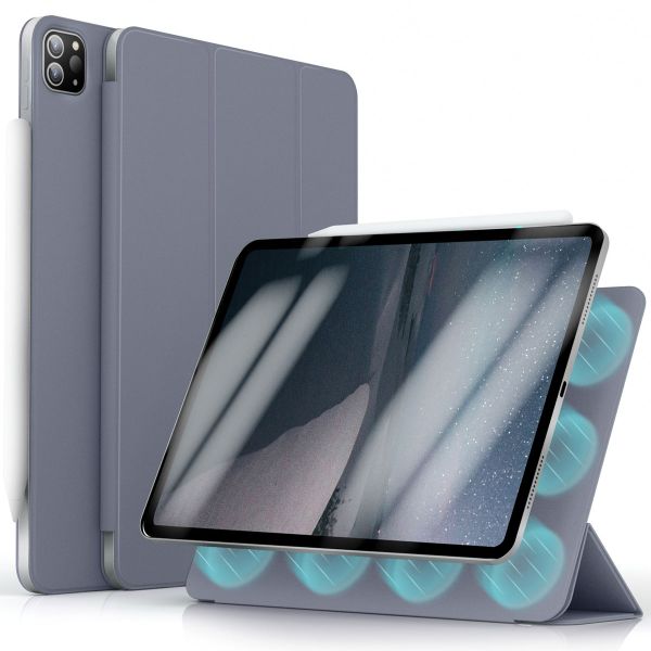 imoshion Magnetic etui de téléphone portefeuille iPad Pro 12.9 (2020/2021/2022) - Lavender