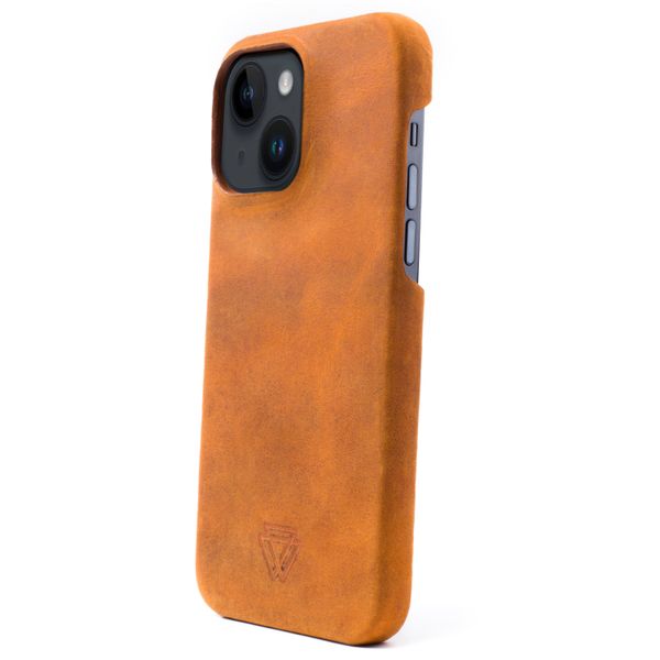 Wachikopa Coque Full Wrap iPhone 14 - Camel