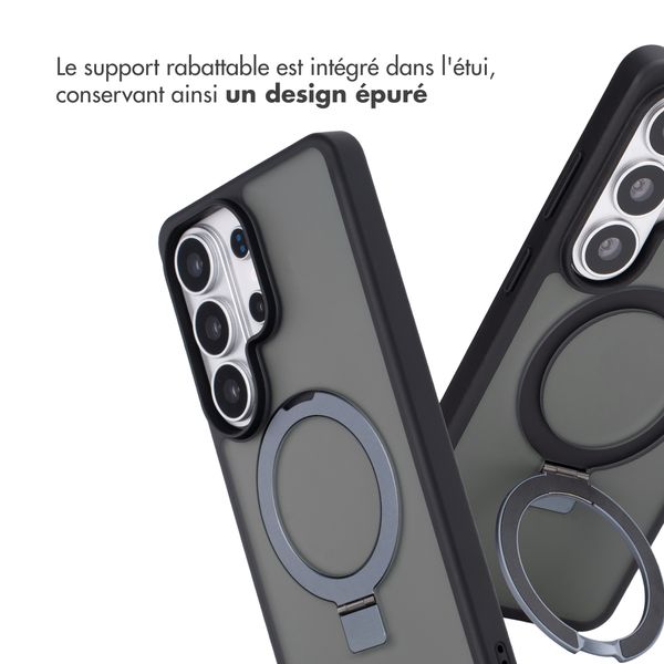 Accezz Coque Ring Stand avec MagSafe Samsung Galaxy S26 Ultra - Noir