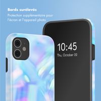 Selencia Coque arrière Vivid Tough iPhone 11 - Holographic Blue Dream