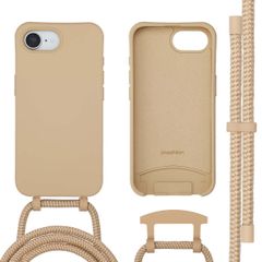 imoshion Coque arrière Color avec cordon amovible et MagSafe Apple iPhone 16e - Nude