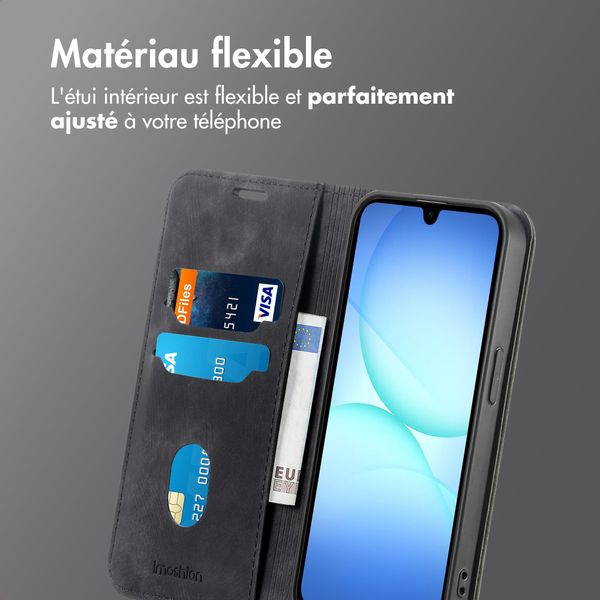 imoshion Étui de téléphone portefeuille Slim Samsung Galaxy A17 (5G) - Noir