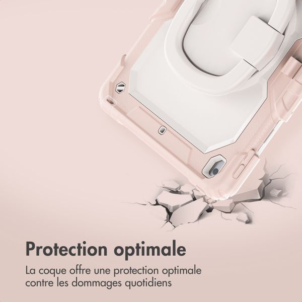 imoshion Coque tablette kidsproof Rugged Apple iPad 9 (2021) 10.2 pouces / iPad 8 (2020) 10.2 pouces / iPad 7 (2019) 10.2 pouces - Rose clair