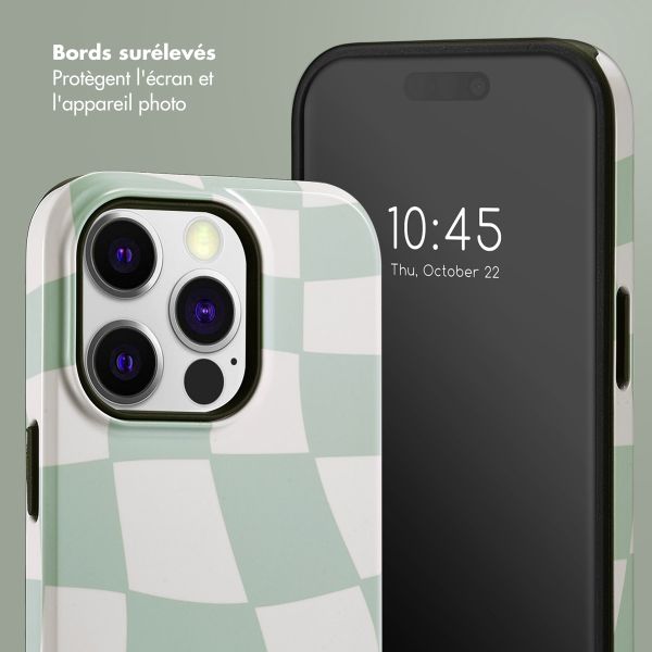 Selencia Coque arrière Vivid Apple iPhone 14 Pro - Groovy Sage Green