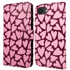 imoshion Étui de télephone portefeuille Design Apple iPhone 16e - Hearty Blush