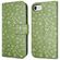 imoshion ﻿Étui de téléphone portefeuille Design iPhone SE (2022 / 2020) / 8 / 7 / 6(s) - Green Flowers