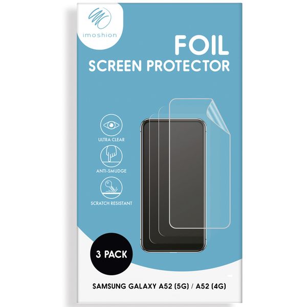 imoshion Protection d'écran Film 3pack Samsung Galaxy A52(s) (5G/4G) / A53