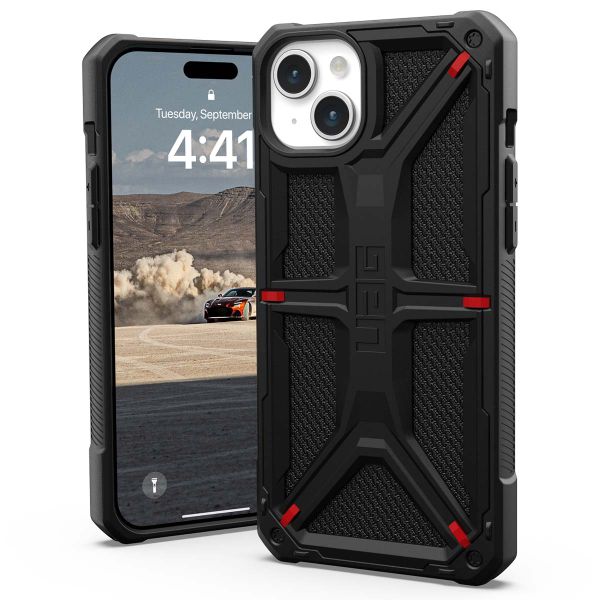 UAG Coque Monarch iPhone 15 Plus - Kevlar Black