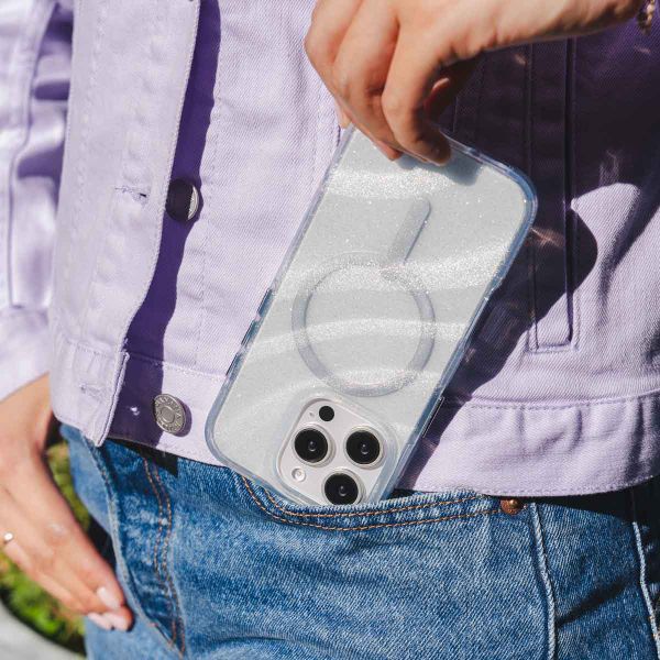 ZAGG Coque Milan Snap avec MagSafe Apple iPhone 16 Pro Max - Swirl Glitter