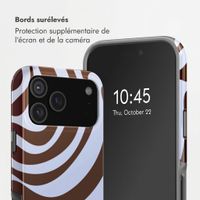 Selencia Coque arrière Vivid avec MagSafe Apple iPhone 17 Pro - Dream Swirl Chocolate