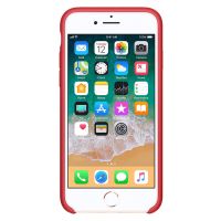 Apple Coque en silicone Apple iPhone SE (2022 / 2020) / 8 / 7 - Red
