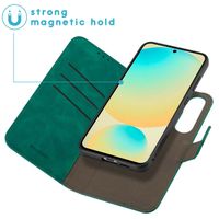 imoshion Etui de télephone luxe 2-en-1 amovible Samsung Galaxy S24 FE - Vert foncé