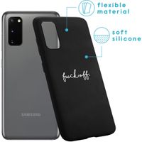 imoshion Coque Design Samsung Galaxy S20 - Fuck Off - Noir