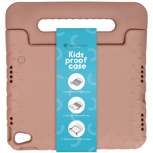 imoshion Coque kidsproof avec poignée iPad 10 (2022) 10.9 pouces - Dusty Pink