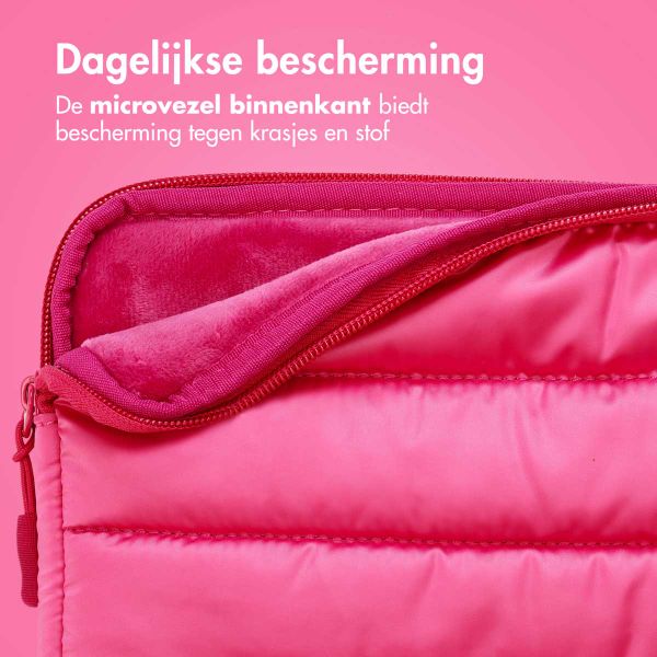 imoshion Pochette ordinateur Puffer 13-14 pouces - Hot Pink