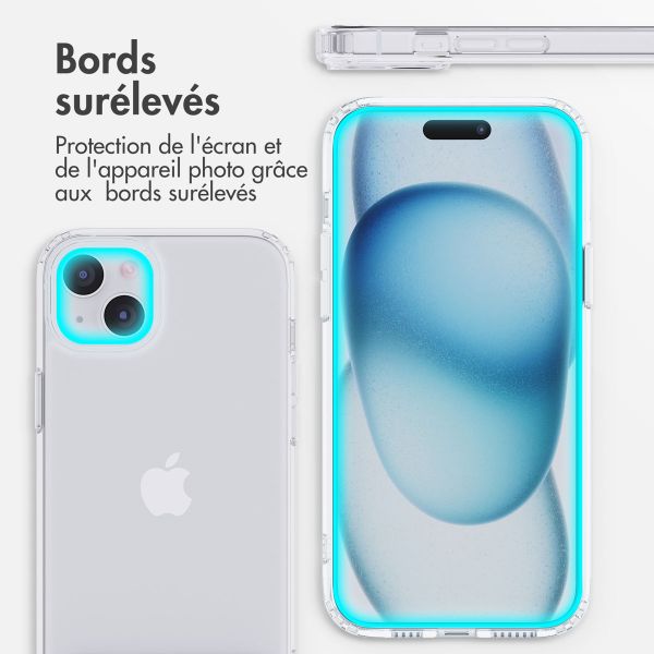 imoshion Coque Stand Apple iPhone 15 Plus - Transparent