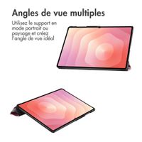 imoshion Coque tablette Design Trifold Samsung Galaxy Tab S11 Ultra - Bloom Love Blush