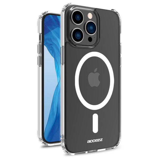 Accezz Coque Clear avec MagSafe Apple iPhone 14 Pro - Transparent
