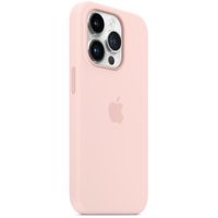 Apple Coque en silicone MagSafe Apple iPhone 14 Pro - Chalk Pink