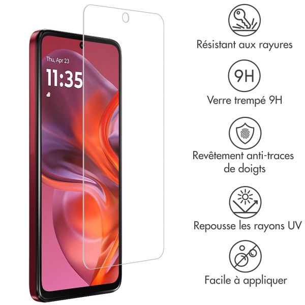 Accezz Protection d'écran en verre trempé Motorola Moto G05 / E15