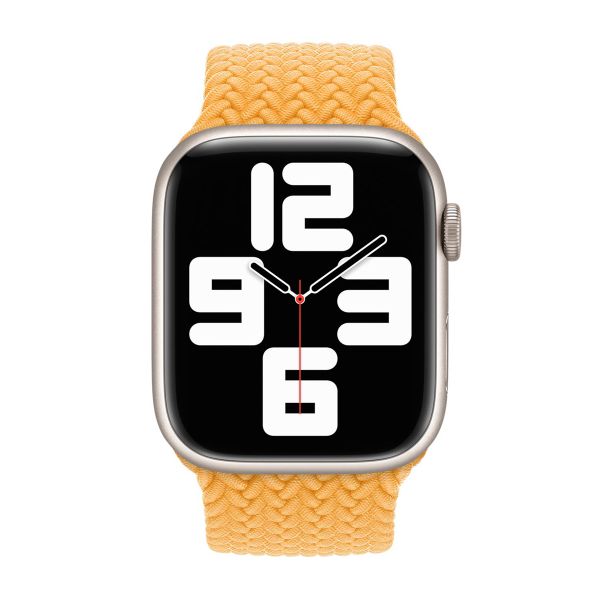 Apple Bracelet Solo tressé Apple Watch | 38/40/41/42 mm - Taille 5 - Maize