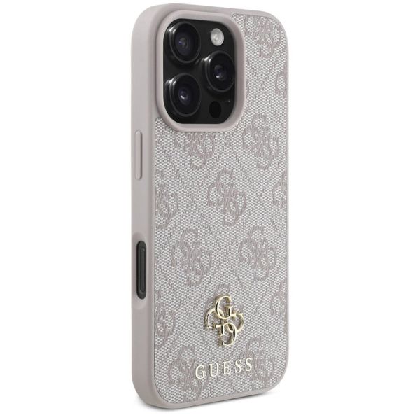 Guess Coque 4G Metal Logo MagSafe iPhone 16 Pro Max - Rose