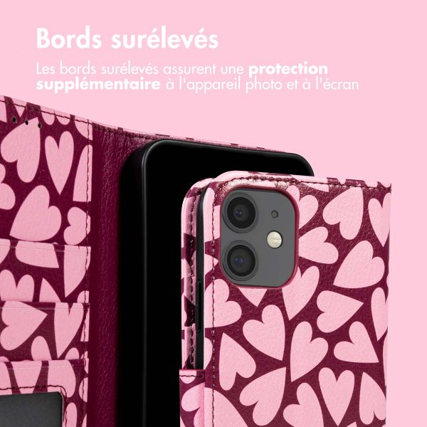 imoshion Étui de télephone portefeuille Design Apple iPhone 11 - Hearty Blush