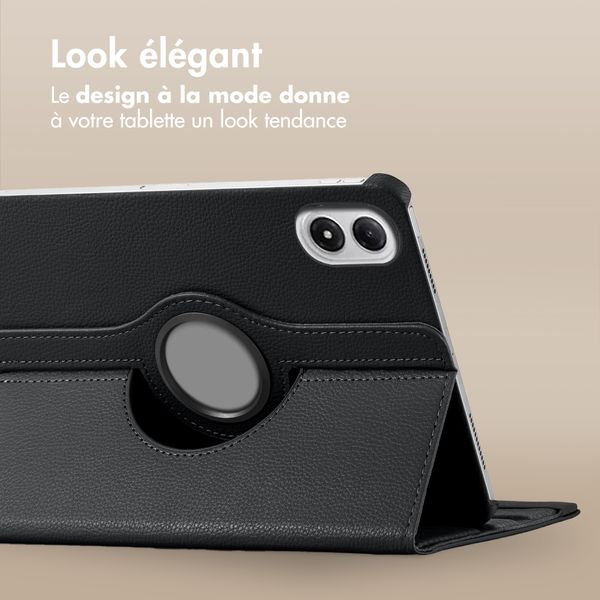 imoshion Coque tablette rotatif à 360° Xiaomi Redmi Pad 2 Pro - Noir