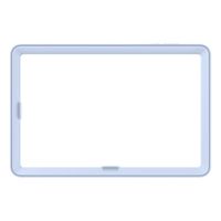 Samsung Frame Cover Samsung Galaxy Tab S11 Ultra - Bleu