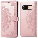 imoshion Etui de téléphone portefeuille Mandala Google Pixel 8a - Rose Dorée