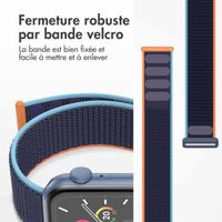 imoshion Bracelet en nylon⁺ Apple Watch Series 1 á 10 / SE / Ultra (2) (44/45/46/49 mm) - Dark Navy Blue