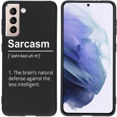 imoshion Coque Design Samsung Galaxy S21 - Sarcasm