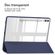 imoshion Coque tablette rigide Trifold Samsung Galaxy Tab S10 Plus / Tab S9 Plus / Tab S9 Plus FE 12.4 pouces - Bleu foncé