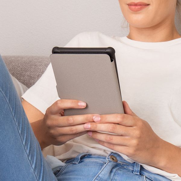 imoshion Étui de liseuse portefeuille Slim Soft Kobo Nia - Noir