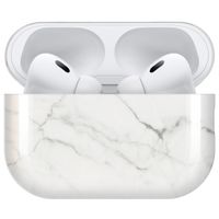 imoshion Coque hardcover AirPods Pro 2 - White Marble