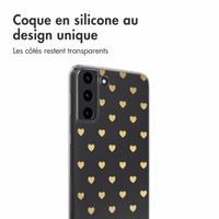 imoshion Coque Design Samsung Galaxy S22 - Golden Hearts