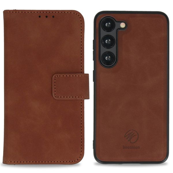 imoshion Etui de télephone luxe 2-en-1 amovible Samsung Galaxy S23 - Marron
