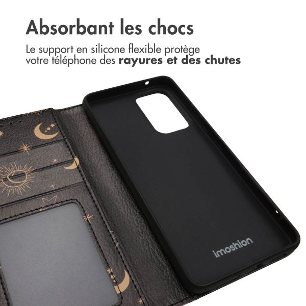 imoshion ﻿Étui de téléphone portefeuille Design Samsung Galaxy A53 - Sky Black