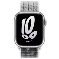Apple Bracelet Nike Sport Loop Apple Watch Series 1 t/m 9 / SE (38/40/41 mm) | Series 10 / 11 (42 mm) - White / Black