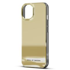 iDeal of Sweden Coque arrière Mirror iPhone 14 - Gold