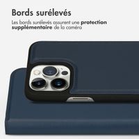 Accezz Étui de téléphone portefeuille en cuir de qualité supérieure 2 en 1 Apple iPhone 14 Pro Max - Vert foncé