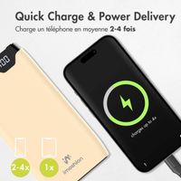 imoshion Batterie externe - 20.000 mAh - Quick Charge et Power Delivery - Jaune