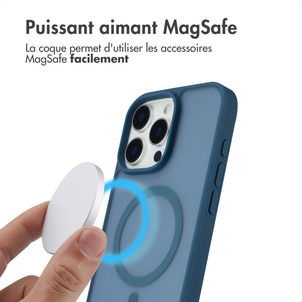 imoshion Coque Color Guard avec MagSafe iPhone 16 Pro Max - Bleu foncé