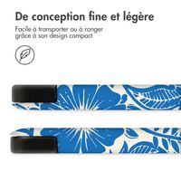 imoshion Coque tablette Design Trifold Samsung Galaxy Tab A11 Plus / A9 Plus - Flower Tile