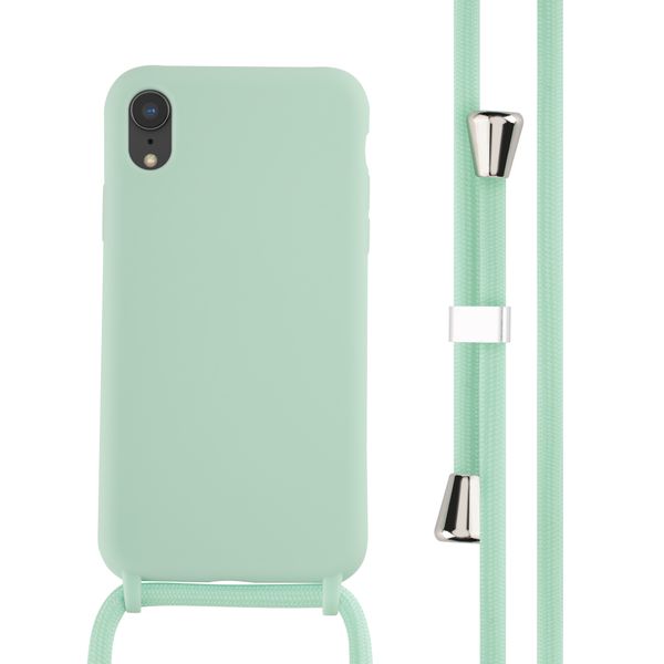 imoshion ﻿Coque en silicone avec cordon iPhone Xr - Menthe verte