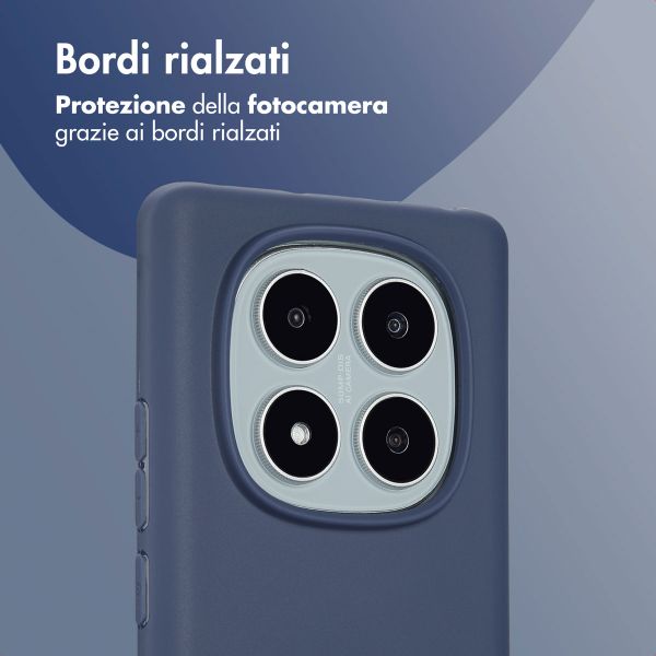 imoshion Coque Couleur Xiaomi Redmi Note 14 Pro (4G) - Bleu foncé