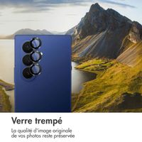 imoshion Protection Caméra en verre trempé 2 Pack Samsung Galaxy Z Fold 7 - Noir