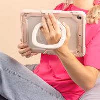 imoshion Coque tablette kidsproof Rugged Samsung Galaxy Tab A11 Plus / A9 Plus - Rose