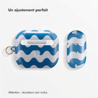 Selencia Coque Vivid  Apple Airpods 3 - Wave Vibes Classic Blue