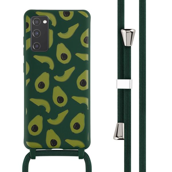 imoshion Coque design en silicone avec cordon Samsung Galaxy S20 FE - Avocado Green